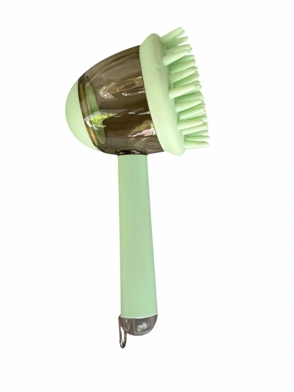 Mint Green Cat Grooming Brush with Soap Dispenser - Pets Cat